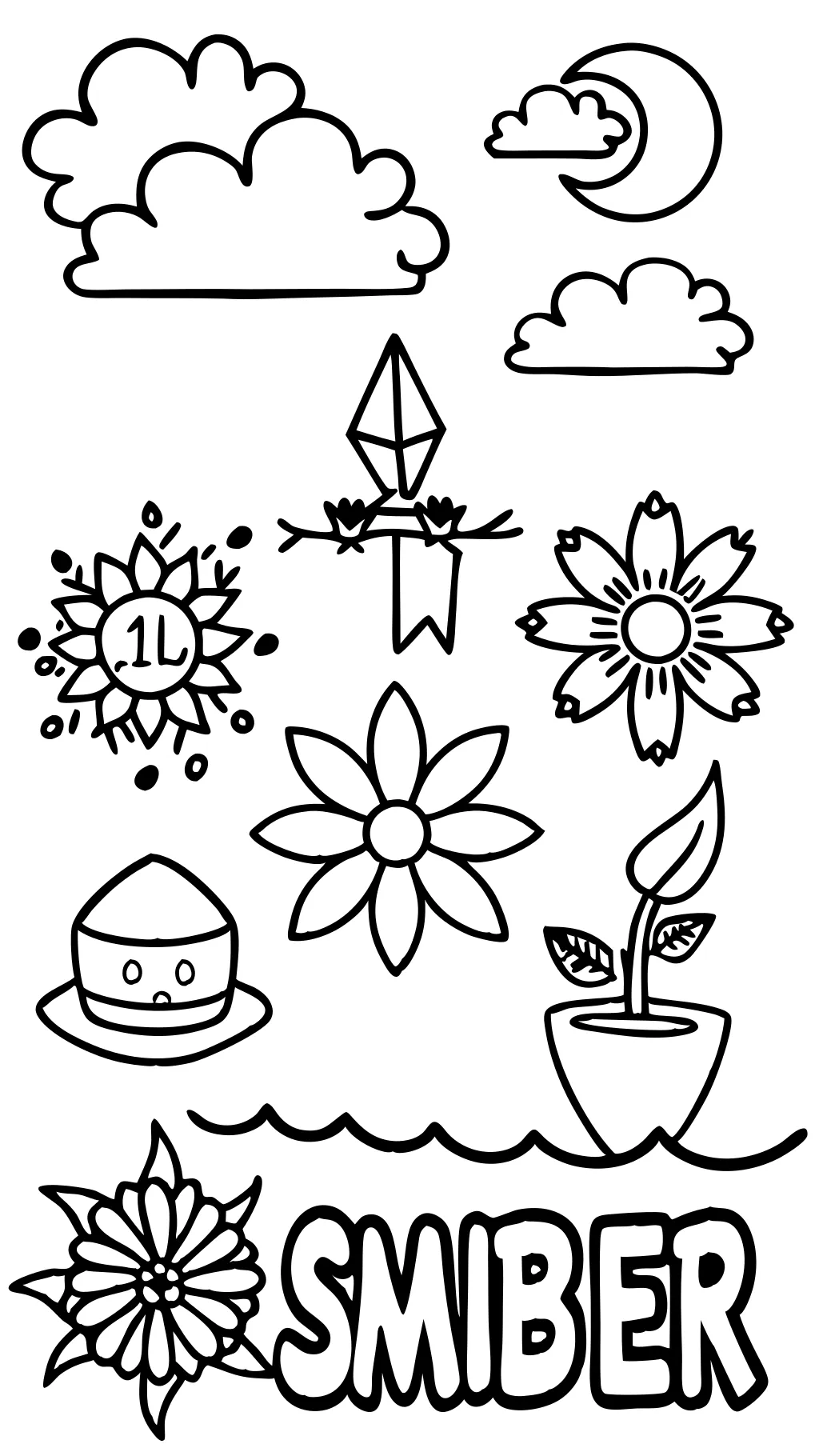 month coloring pages